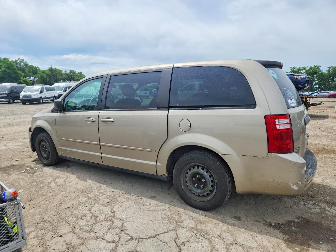 2009 Dodge Grand Caravan Se Beige vin: 2D8HN44E39R687030