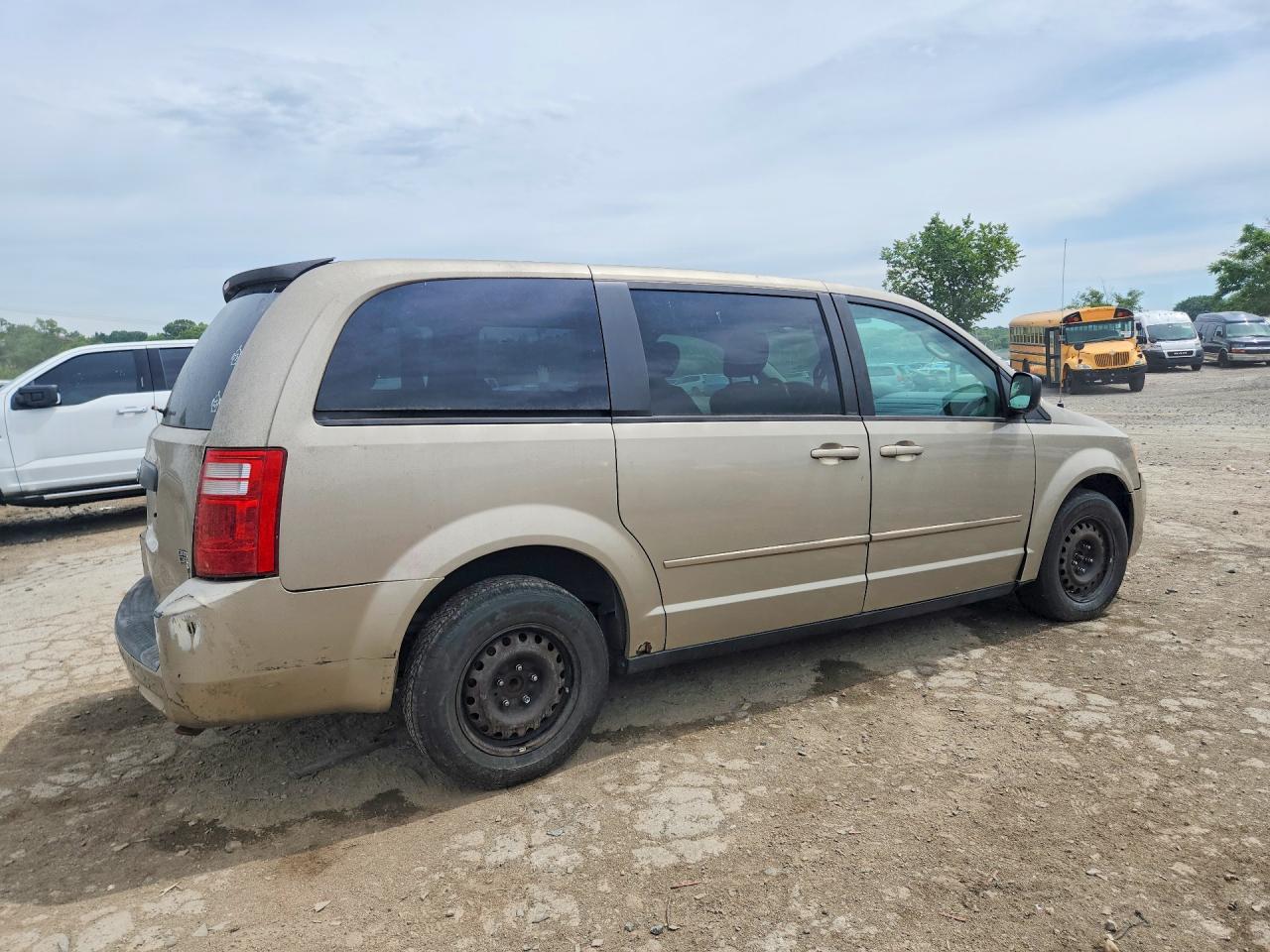 2009 Dodge Grand Caravan Se Beige vin: 2D8HN44E39R687030