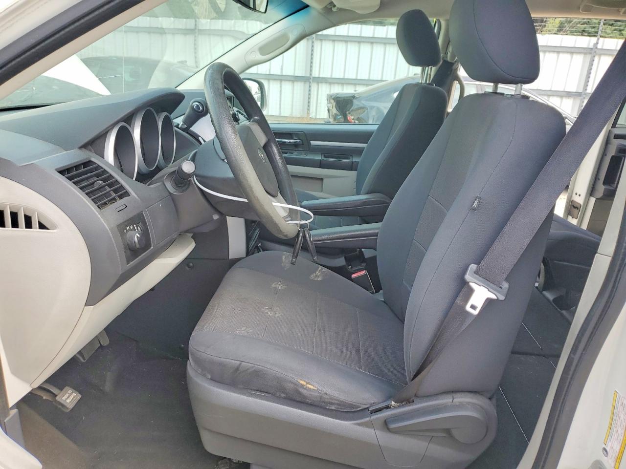 2009 Dodge Grand Caravan Se White vin: 2D8HN44E39R693264