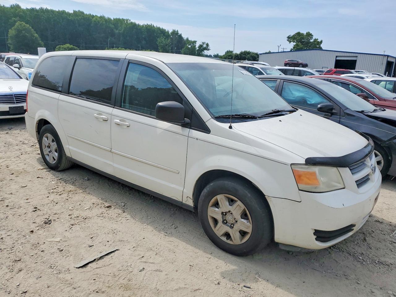 2009 Dodge Grand Caravan Se White vin: 2D8HN44E39R693264