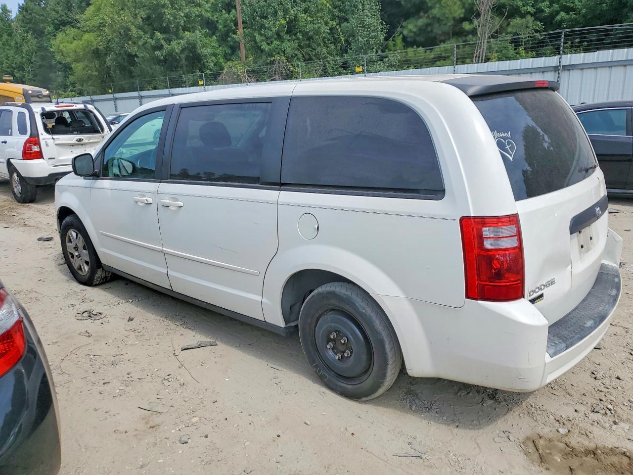2009 Dodge Grand Caravan Se White vin: 2D8HN44E39R693264