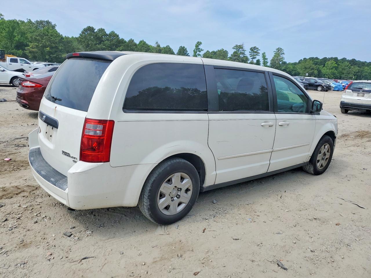 2009 Dodge Grand Caravan Se White vin: 2D8HN44E39R693264