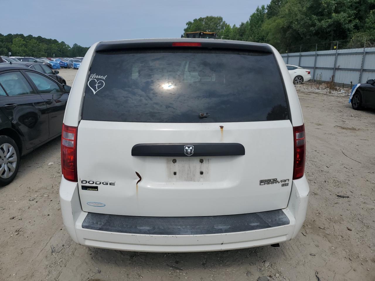 2009 Dodge Grand Caravan Se White vin: 2D8HN44E39R693264 Damage: Lift Gate, Multiple Dents/Paint Damage, 2