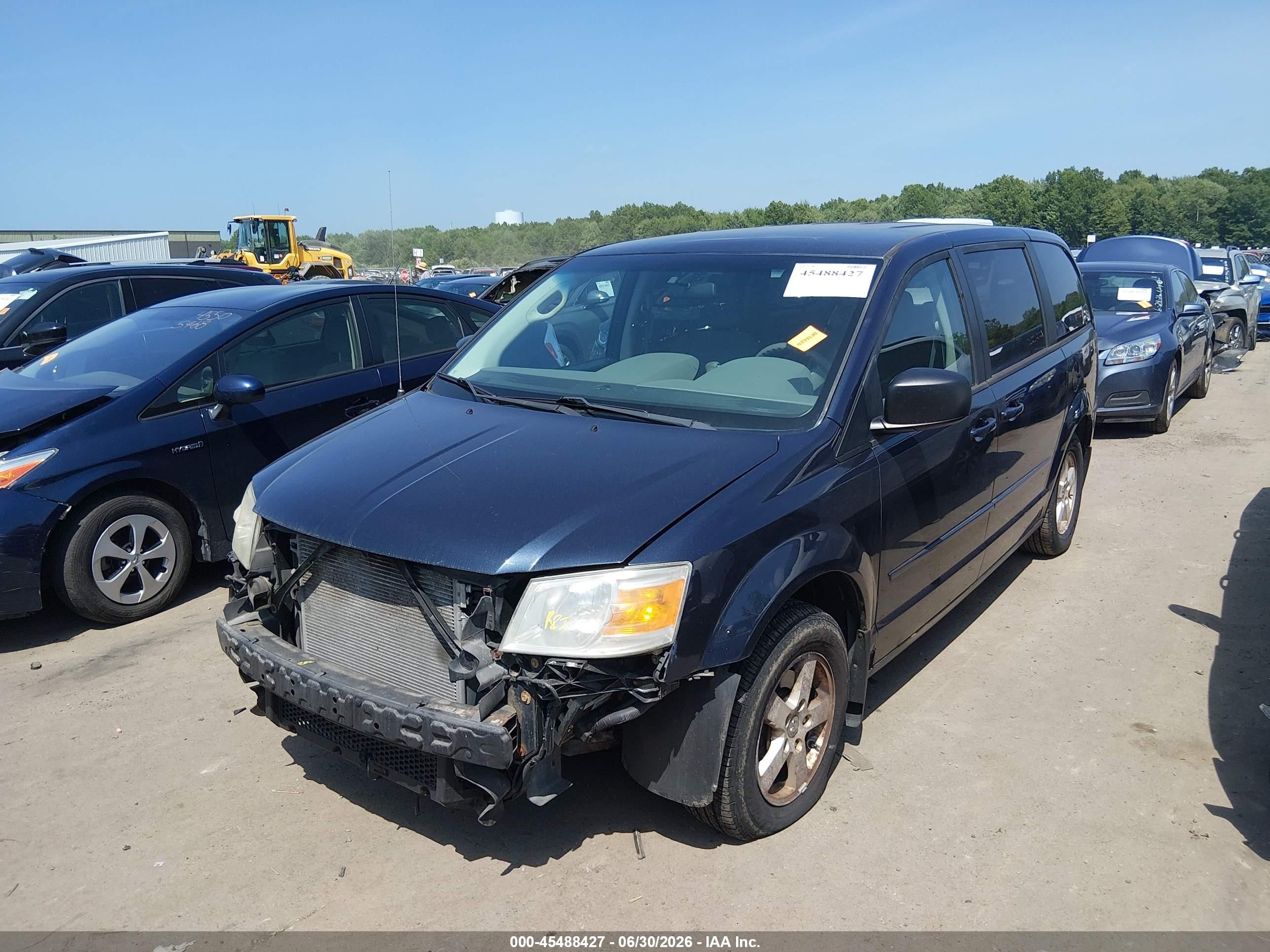2009 Dodge Grand Caravan Se Dark Blue vin: 2D8HN44E49R532339