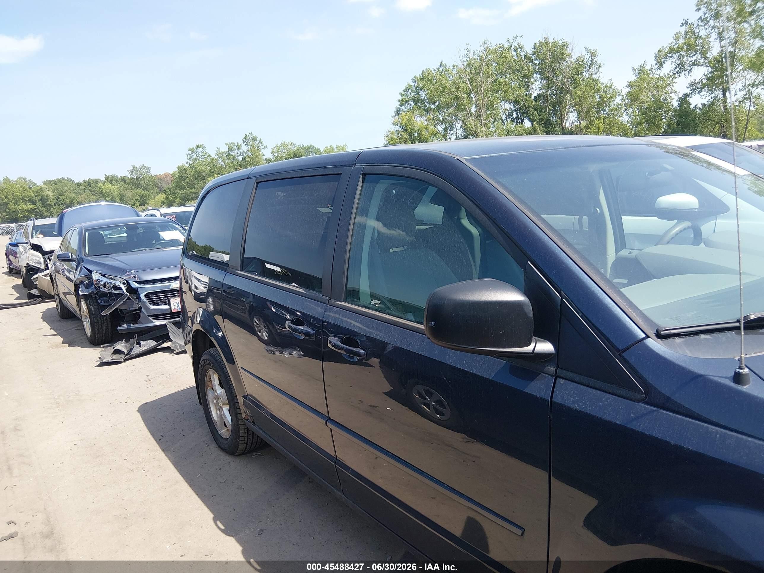 2009 Dodge Grand Caravan Se Dark Blue vin: 2D8HN44E49R532339