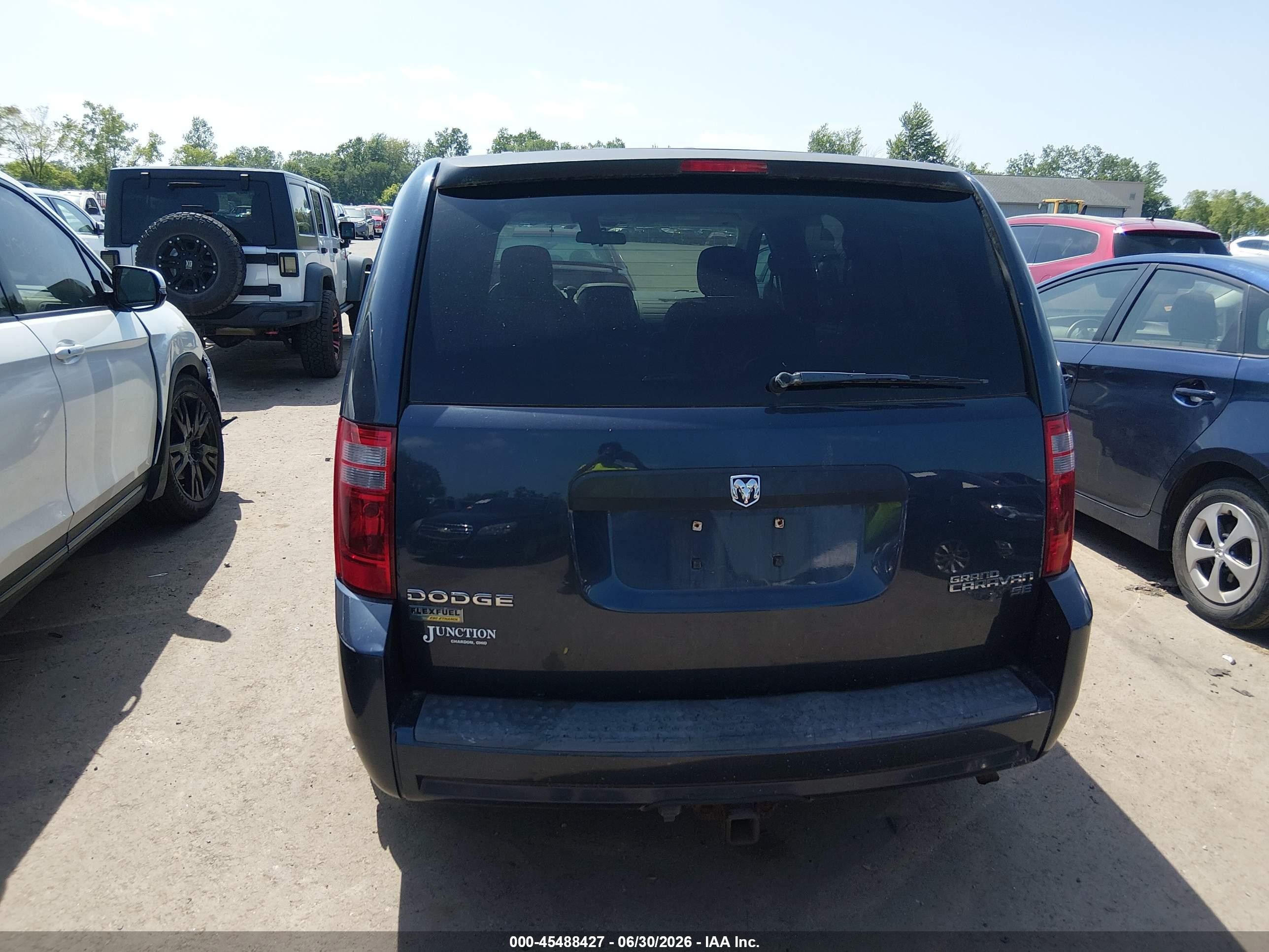 2009 Dodge Grand Caravan Se Dark Blue vin: 2D8HN44E49R532339