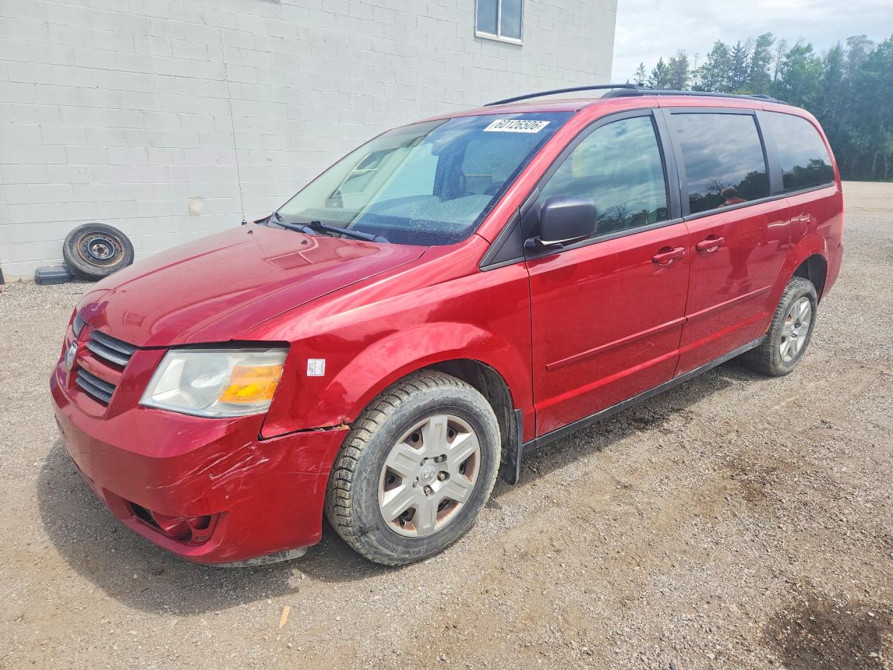 2009 Dodge Grand Caravan Se Red vin: 2D8HN44E49R551036