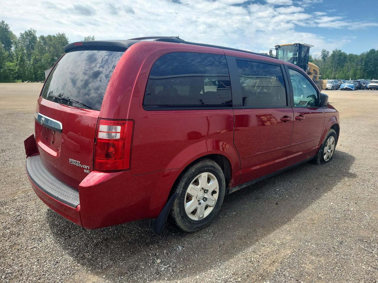 2009 Dodge Grand Caravan Se Red vin: 2D8HN44E49R551036