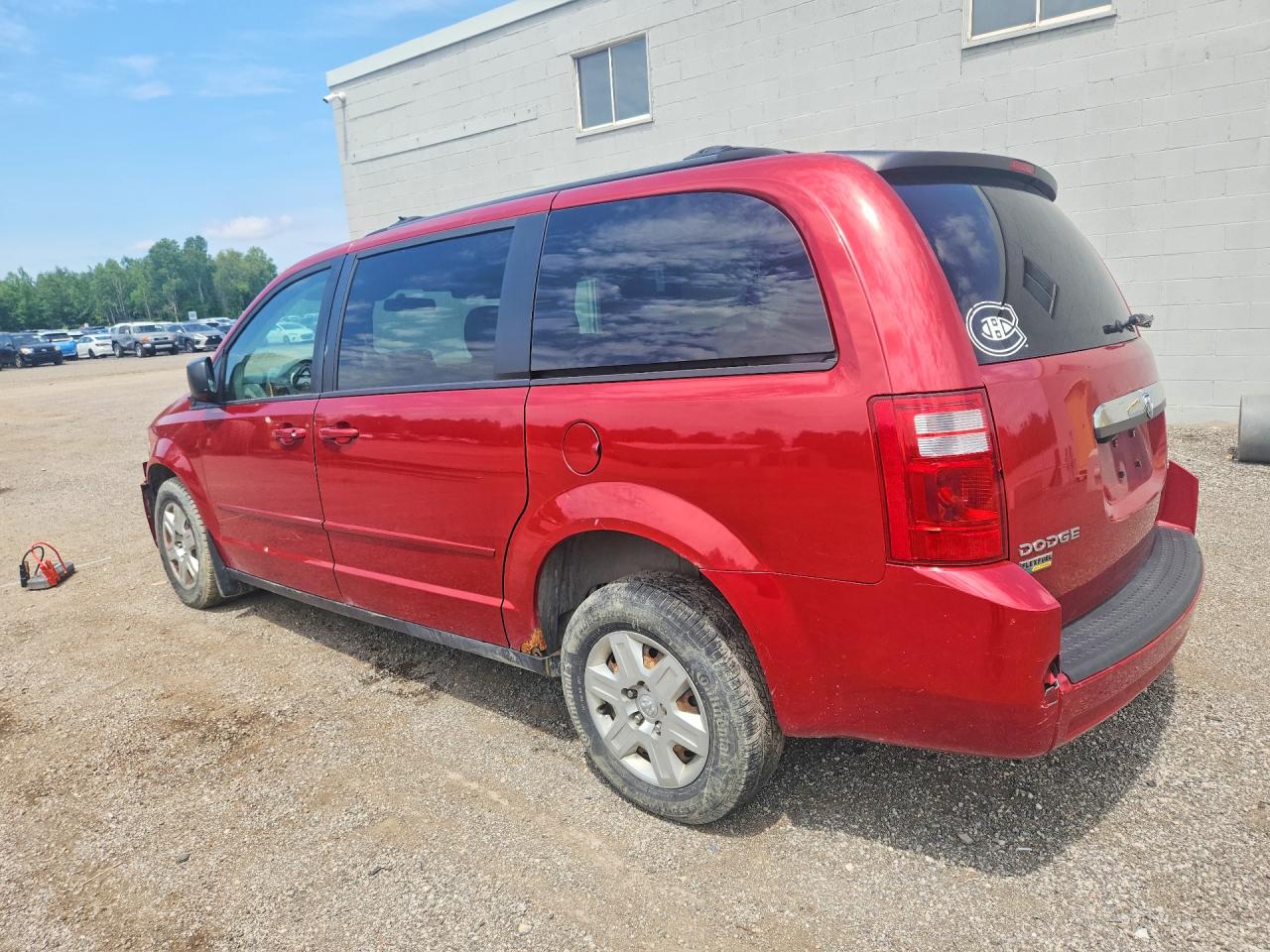 2009 Dodge Grand Caravan Se Red vin: 2D8HN44E49R551036