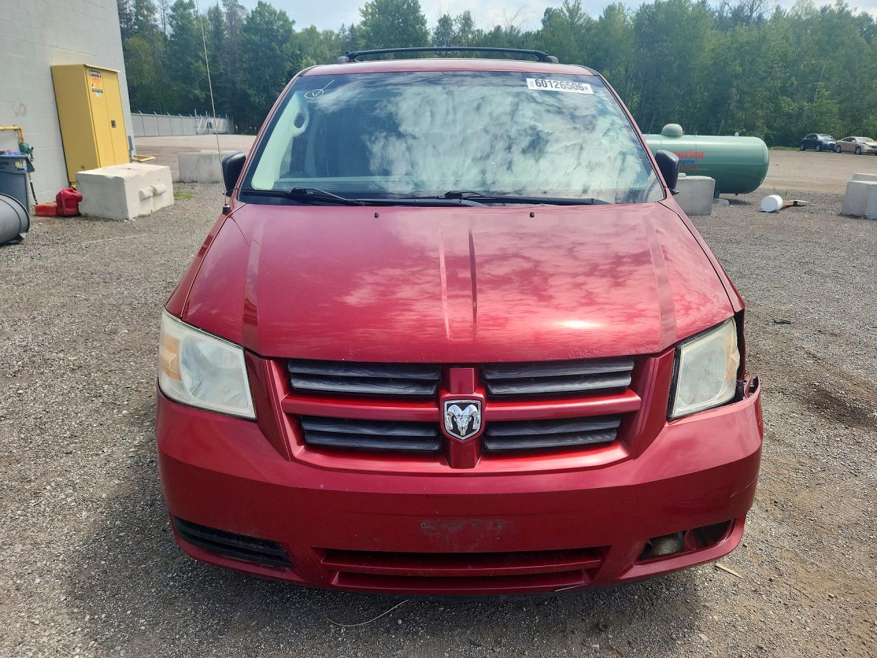 2009 Dodge Grand Caravan Se Red vin: 2D8HN44E49R551036