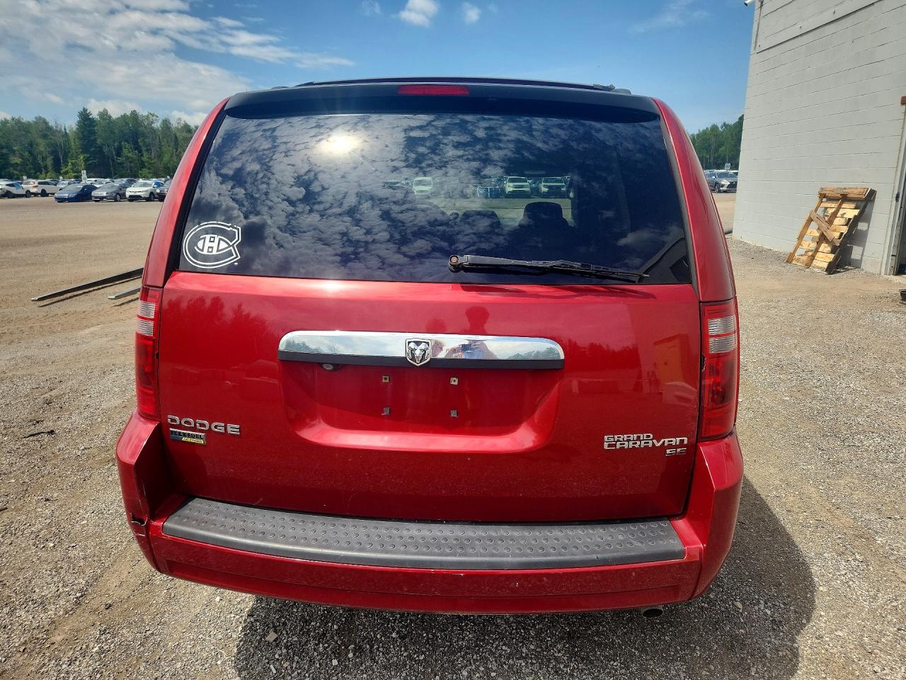2009 Dodge Grand Caravan Se Red vin: 2D8HN44E49R551036