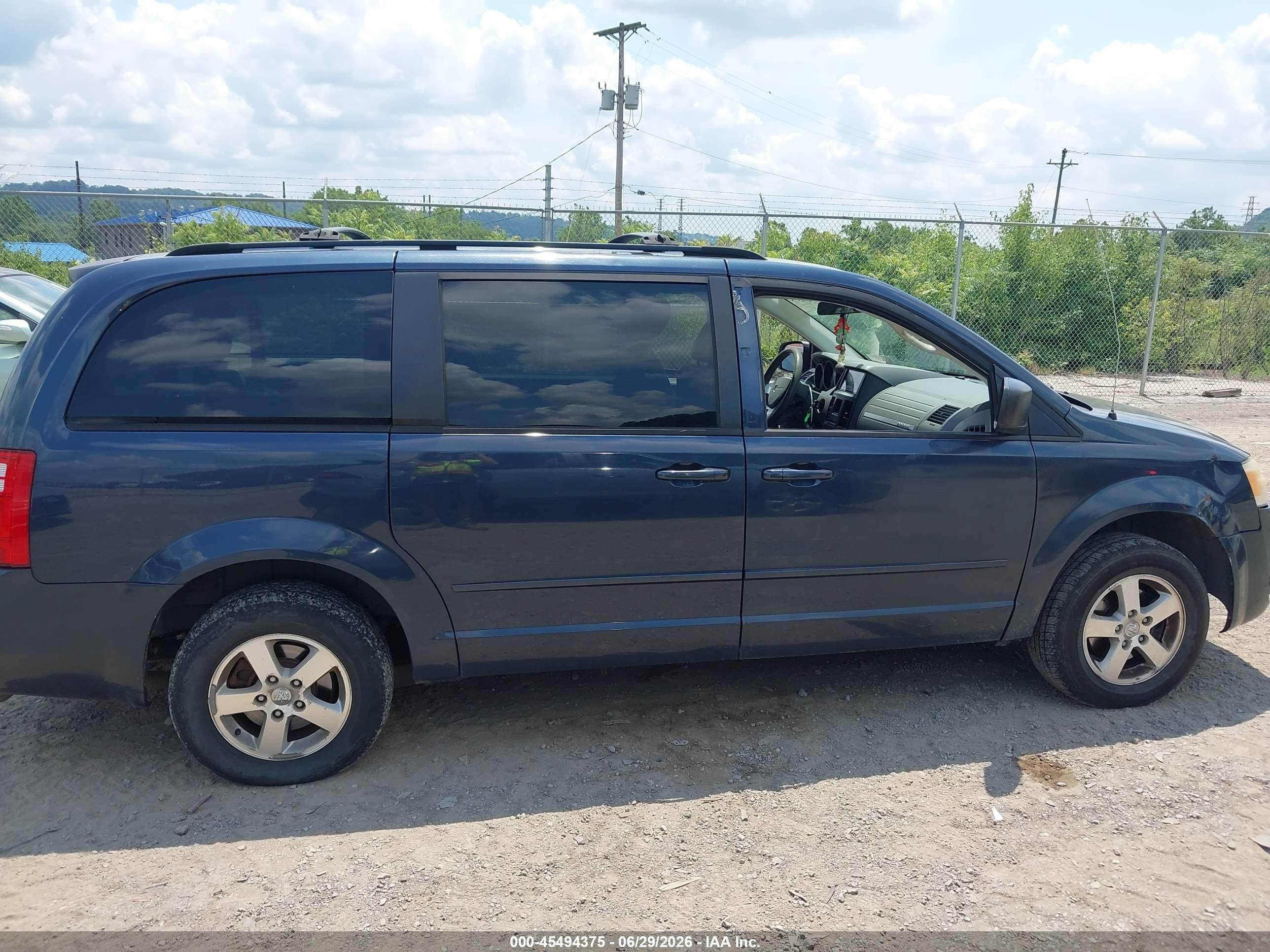 2009 Dodge Grand Caravan Se Blue vin: 2D8HN44E49R576597