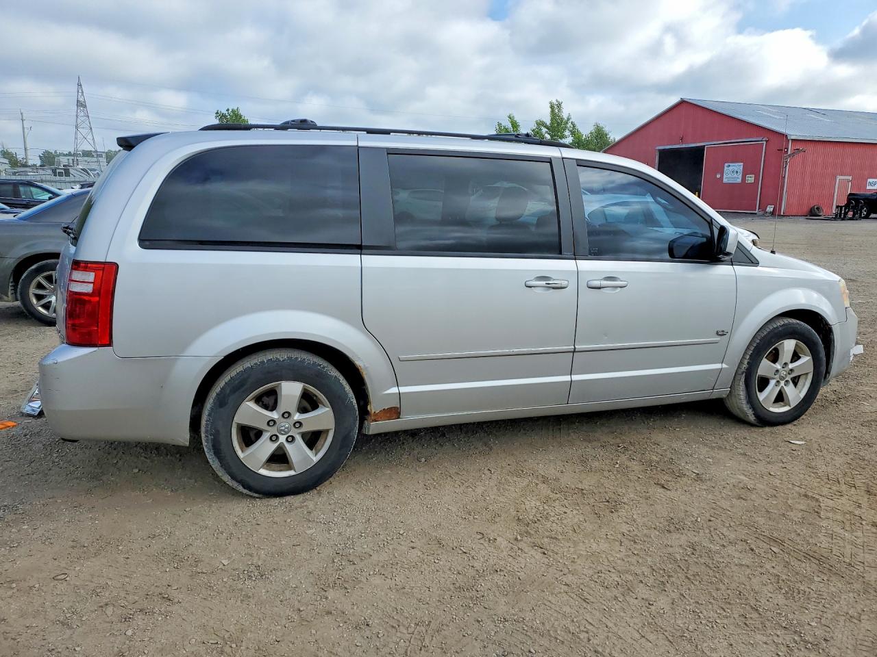 2009 Dodge Grand Caravan Se Silver vin: 2D8HN44E59R587558