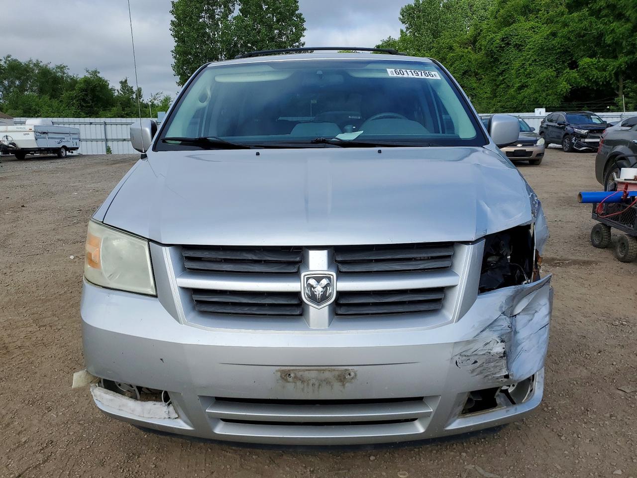 2009 Dodge Grand Caravan Se Silver vin: 2D8HN44E59R587558
