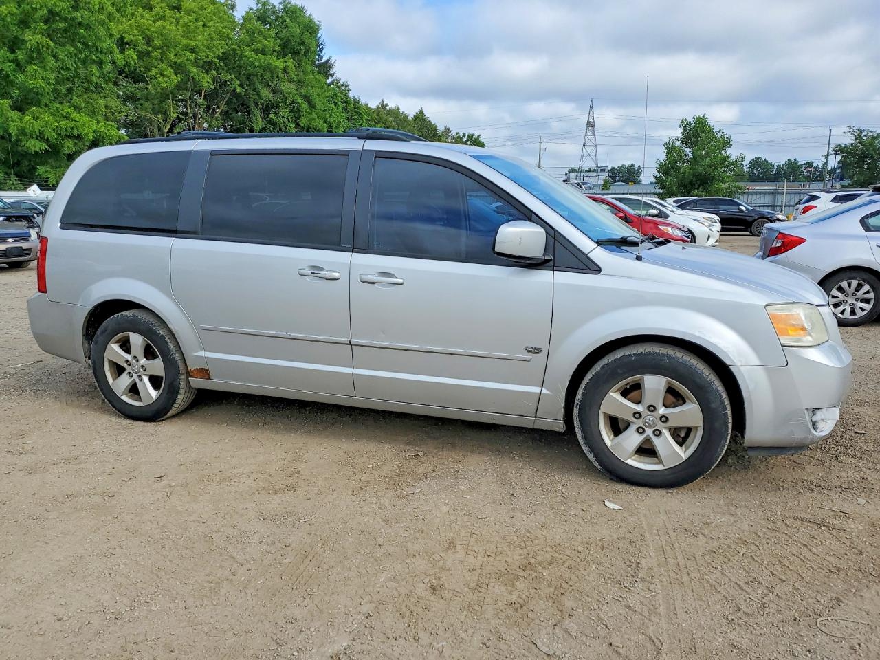 2009 Dodge Grand Caravan Se Silver vin: 2D8HN44E59R587558