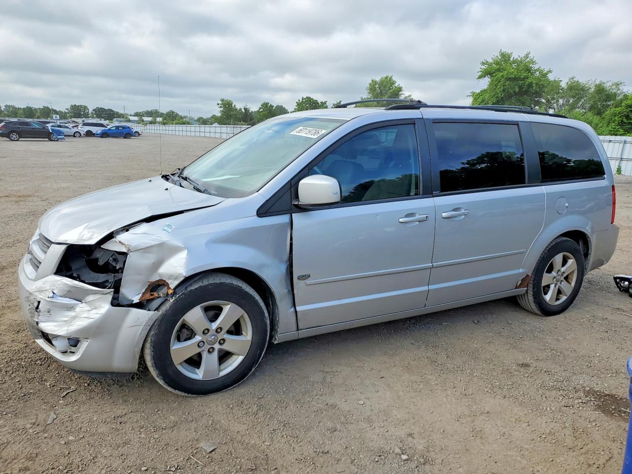 2009 Dodge Grand Caravan Se Silver vin: 2D8HN44E59R587558
