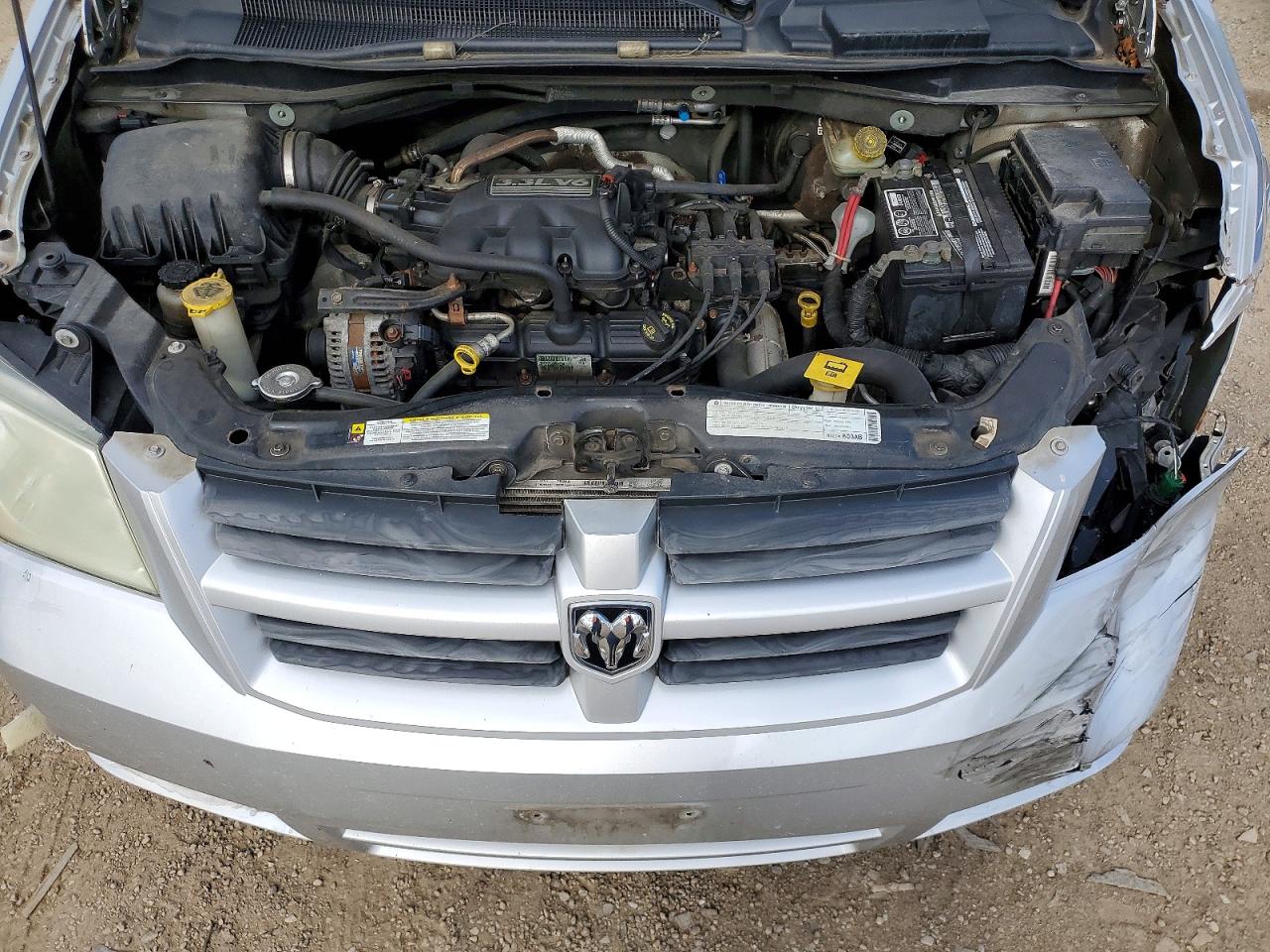 2009 Dodge Grand Caravan Se Silver vin: 2D8HN44E59R587558