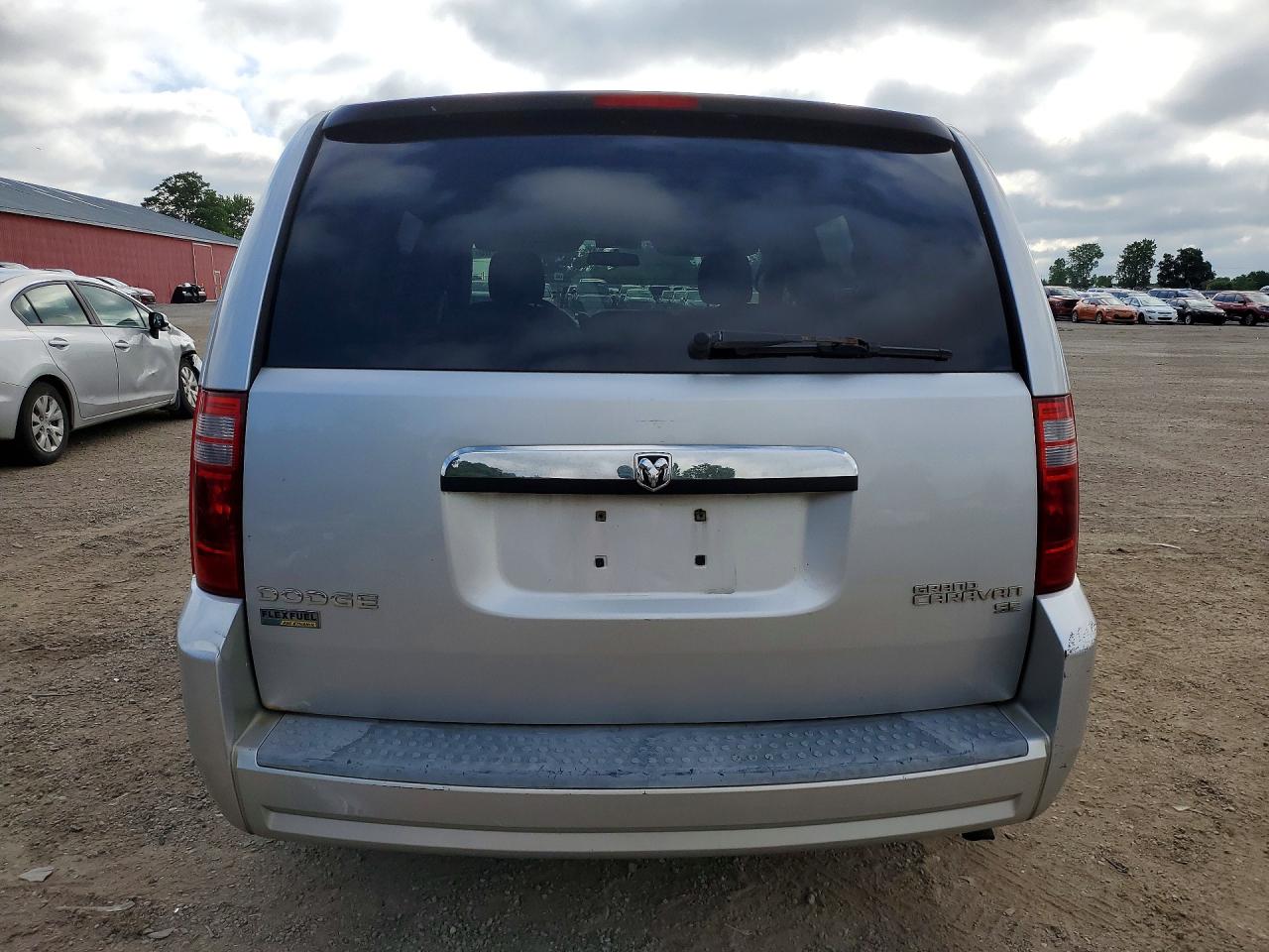 2009 Dodge Grand Caravan Se Silver vin: 2D8HN44E59R587558