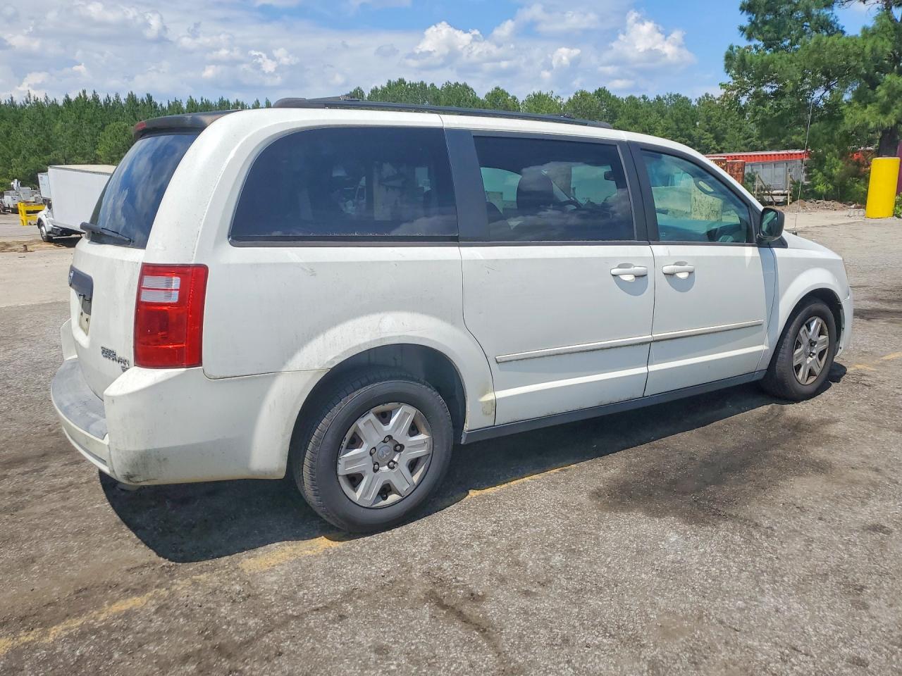 2009 Dodge Grand Caravan White vin: 2D8HN44E59R622051
