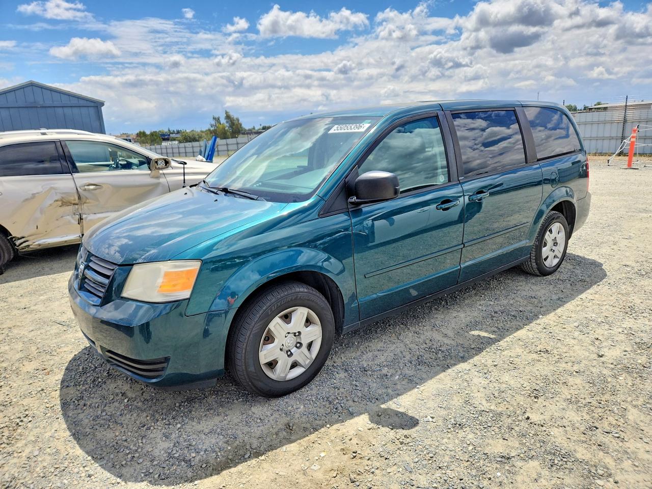 2009 Dodge Grand Caravan Se Green vin: 2D8HN44E59R644969
