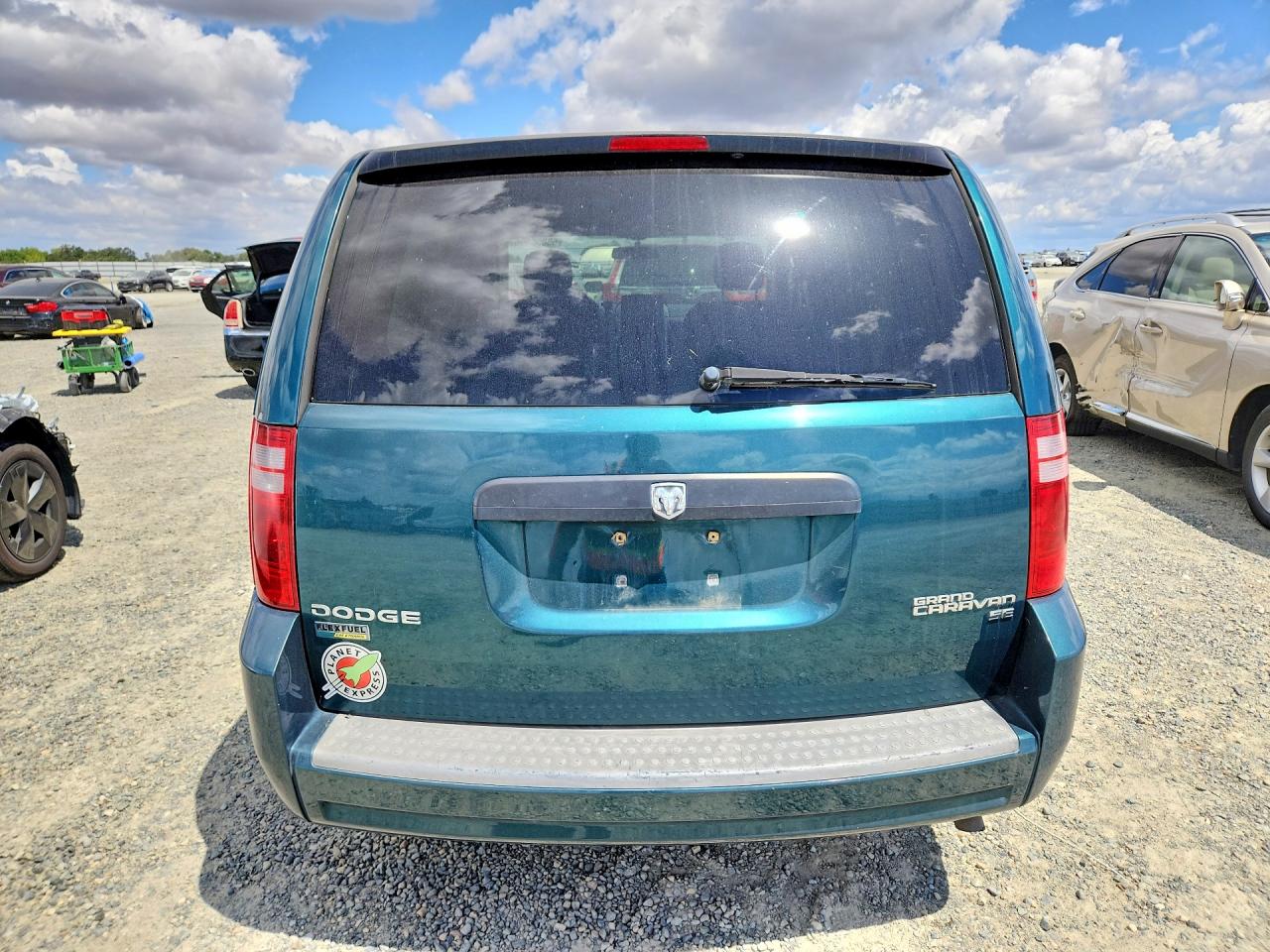 2009 Dodge Grand Caravan Se Green vin: 2D8HN44E59R644969