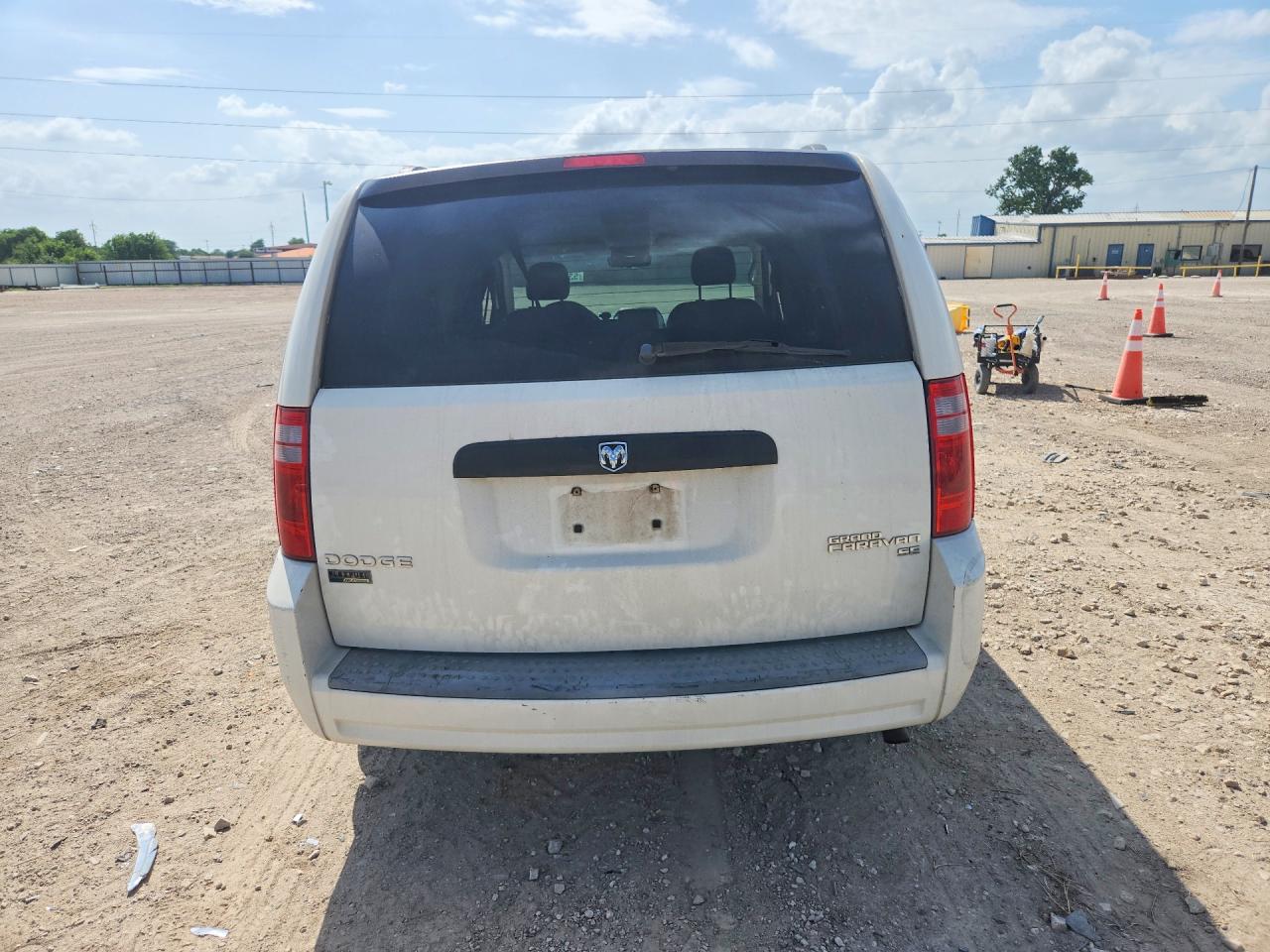 2009 Dodge Grand Caravan Se White vin: 2D8HN44E59R658838