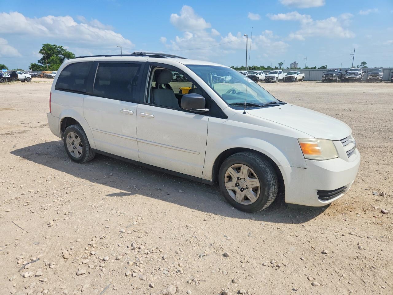2009 Dodge Grand Caravan Se White vin: 2D8HN44E59R658838