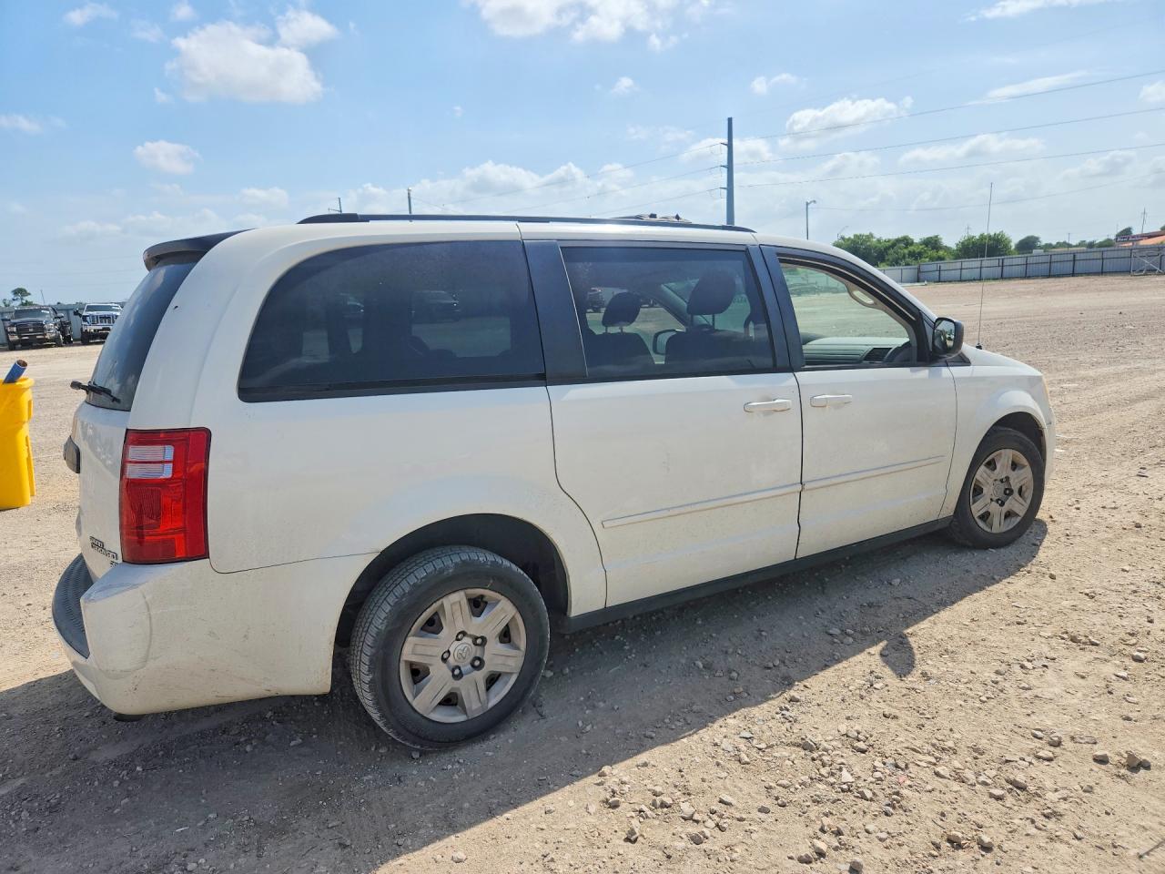 2009 Dodge Grand Caravan Se White vin: 2D8HN44E59R658838