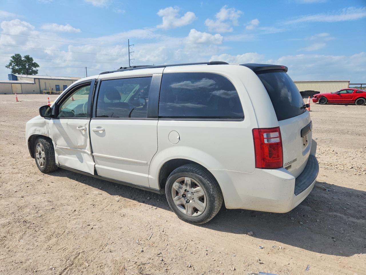 2009 Dodge Grand Caravan Se White vin: 2D8HN44E59R658838