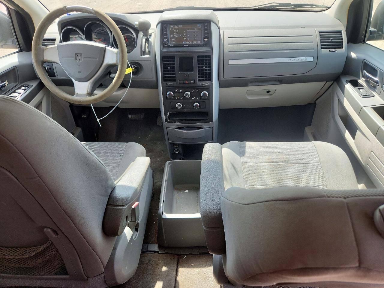2009 Dodge Grand Caravan Se White vin: 2D8HN44E59R658838