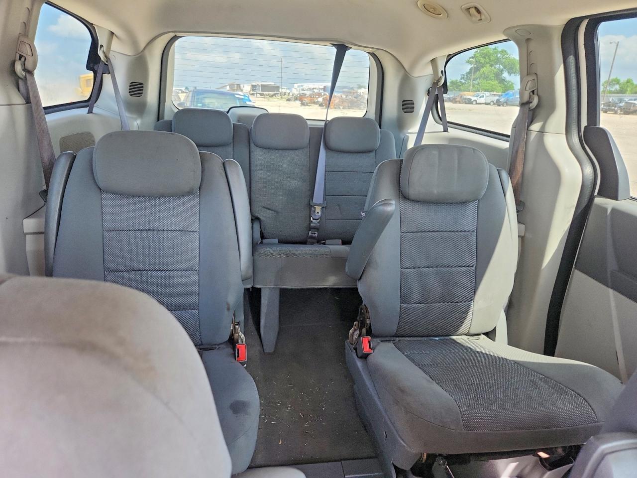2009 Dodge Grand Caravan Se White vin: 2D8HN44E59R658838