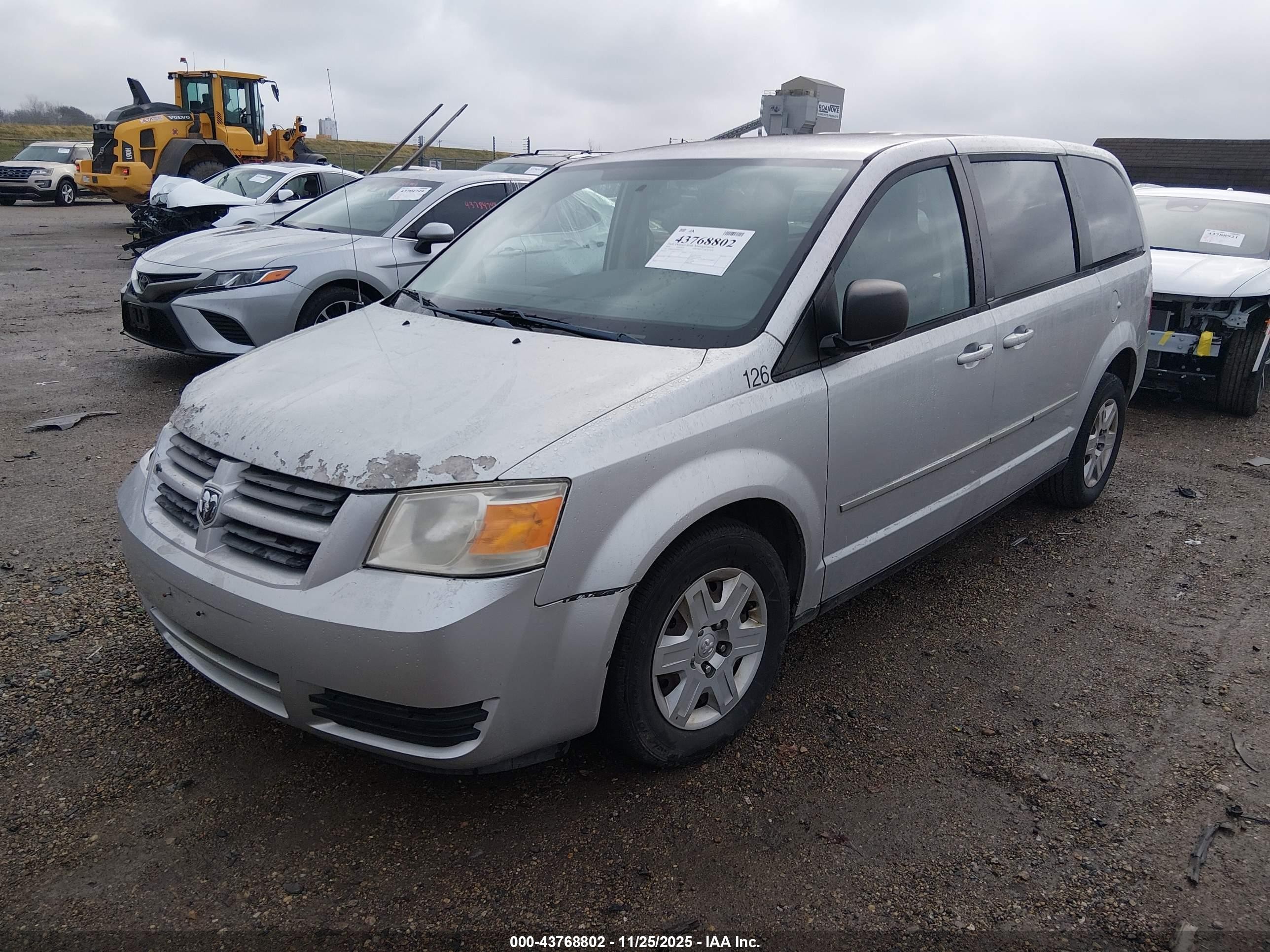 2009 Dodge Grand Caravan Se Silver vin: 2D8HN44E59R683447
