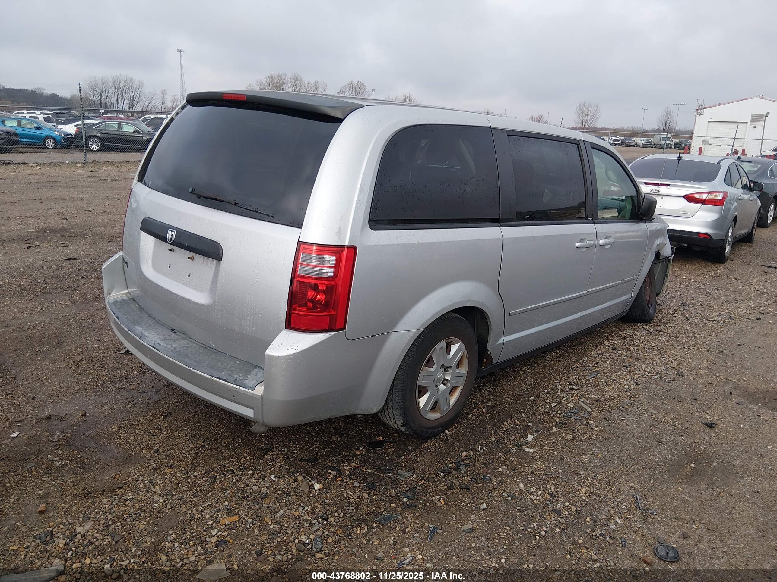 2009 Dodge Grand Caravan Se Silver vin: 2D8HN44E59R683447