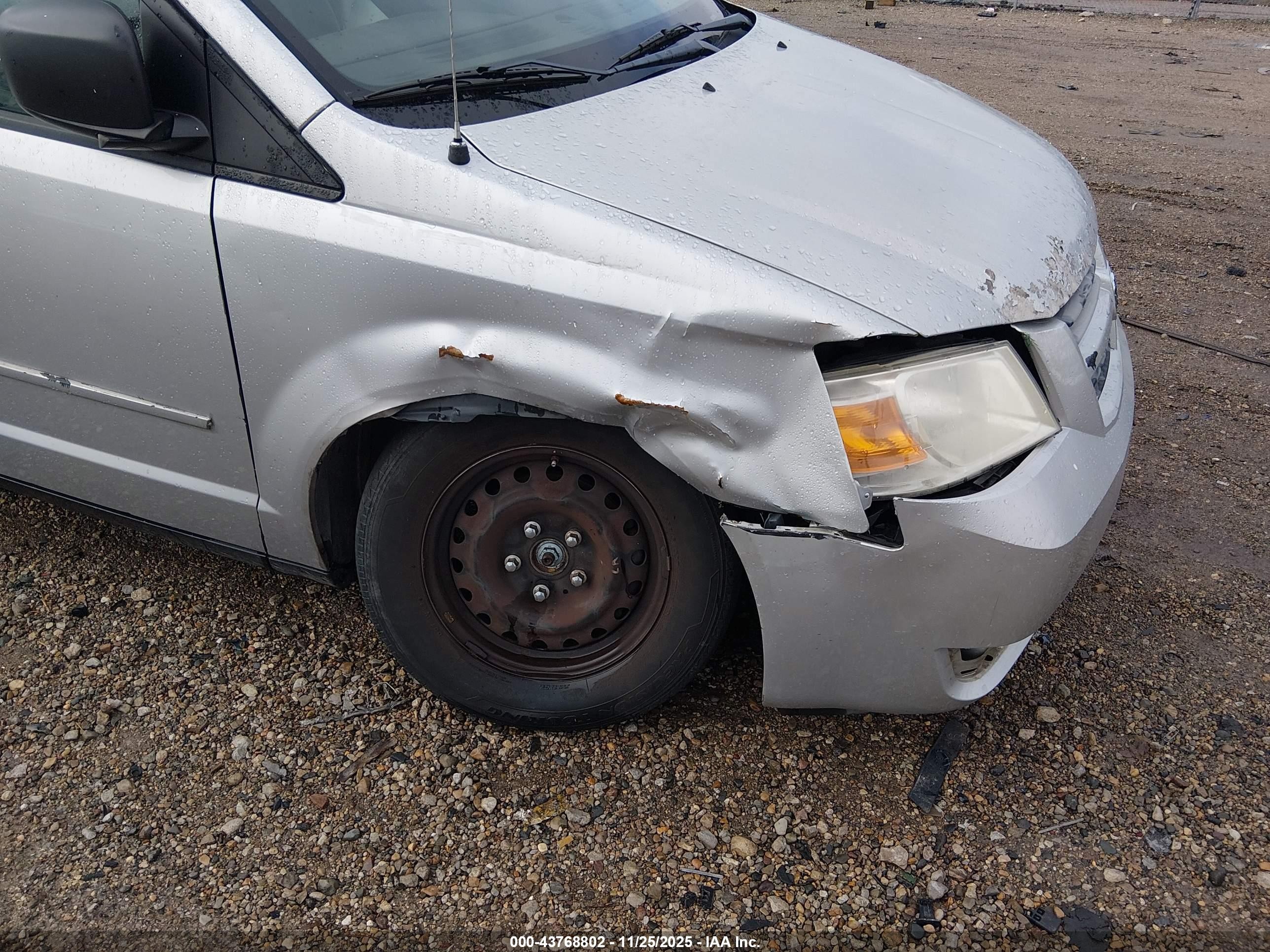 2009 Dodge Grand Caravan Se Silver vin: 2D8HN44E59R683447