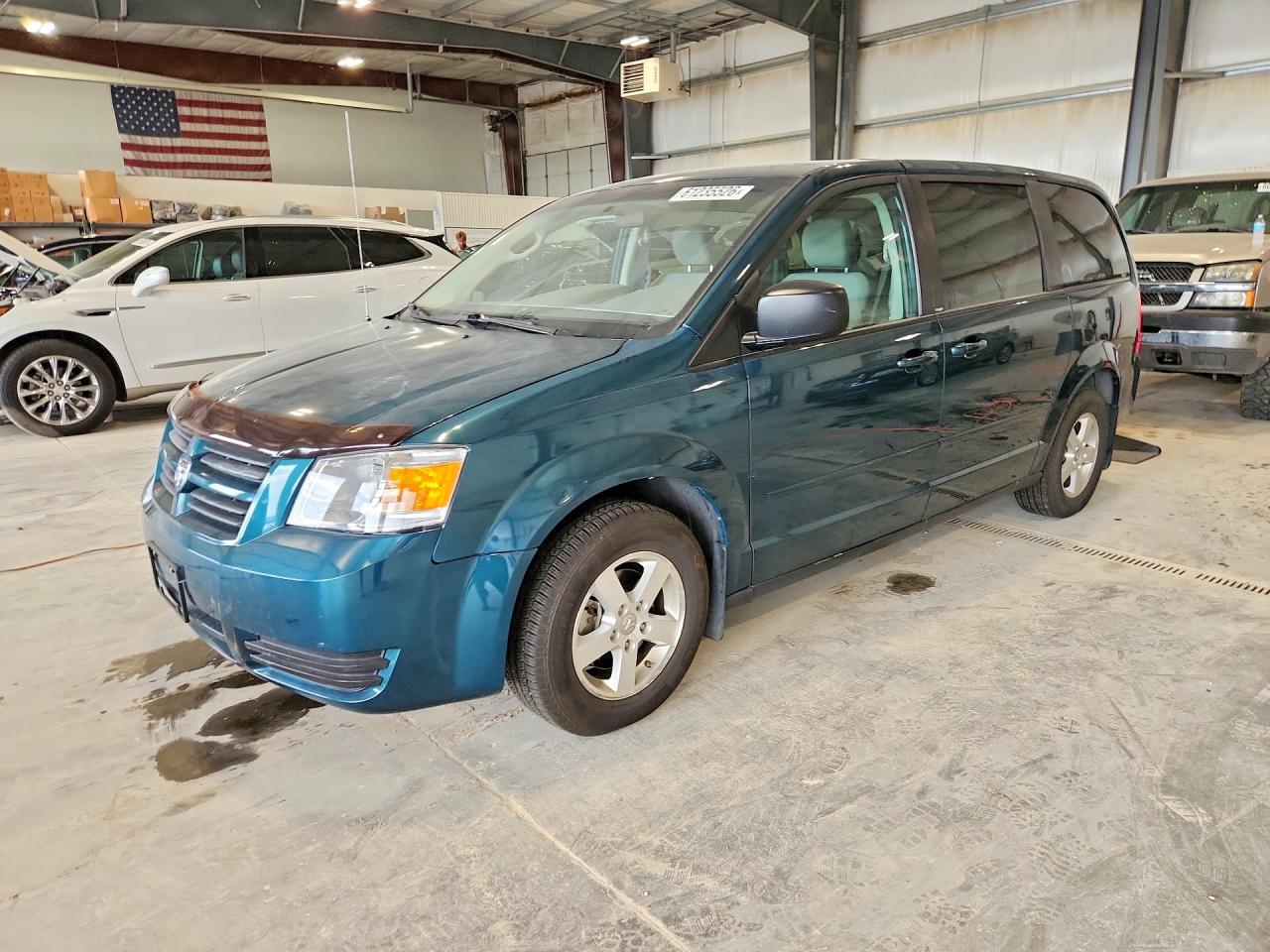 2009 Dodge Grand Caravan Se Green vin: 2D8HN44E69R535386