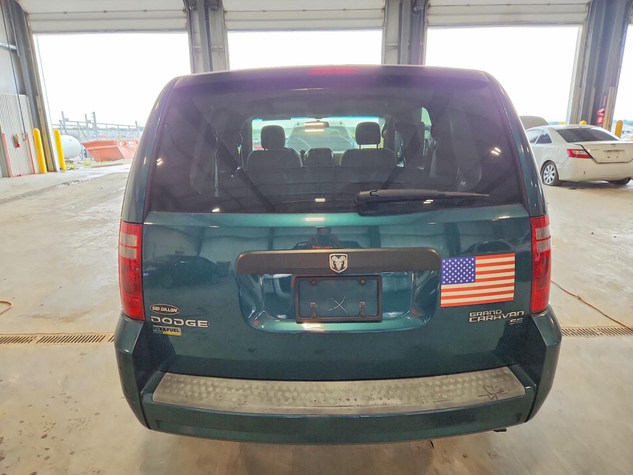 2009 Dodge Grand Caravan Se Green vin: 2D8HN44E69R535386