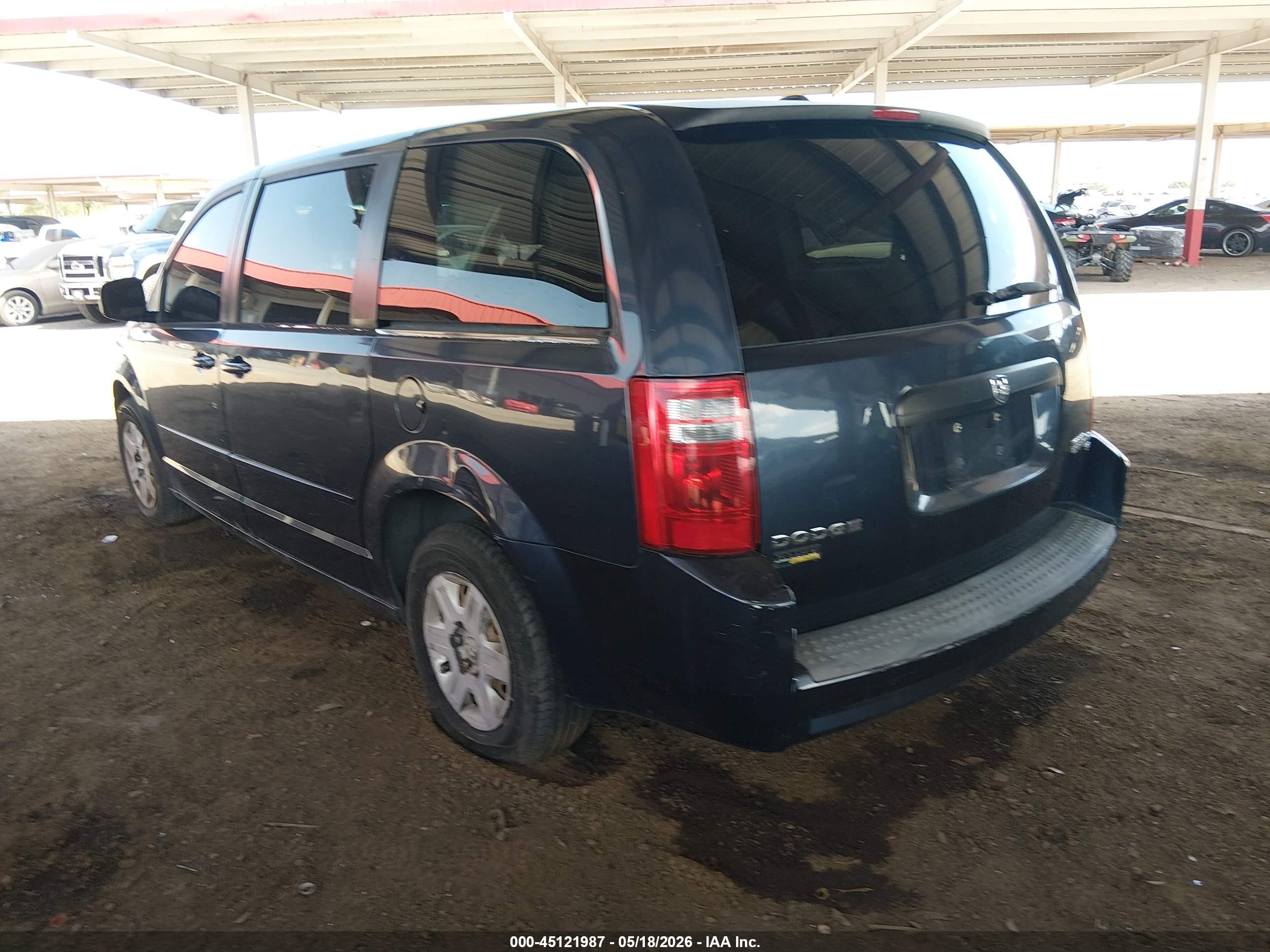 2009 Dodge Grand Caravan Se Blue vin: 2D8HN44E69R538496