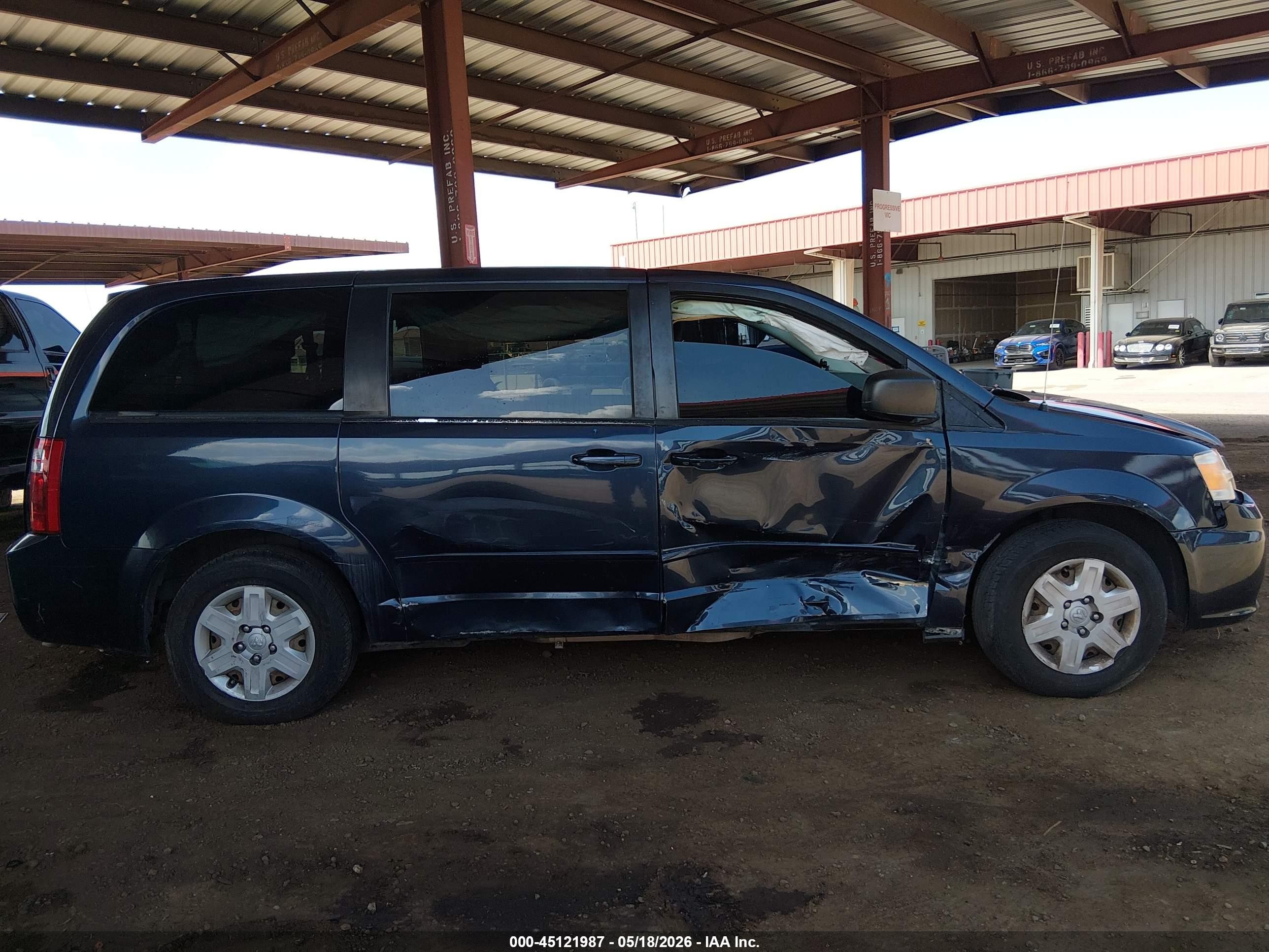 2009 Dodge Grand Caravan Se Blue vin: 2D8HN44E69R538496