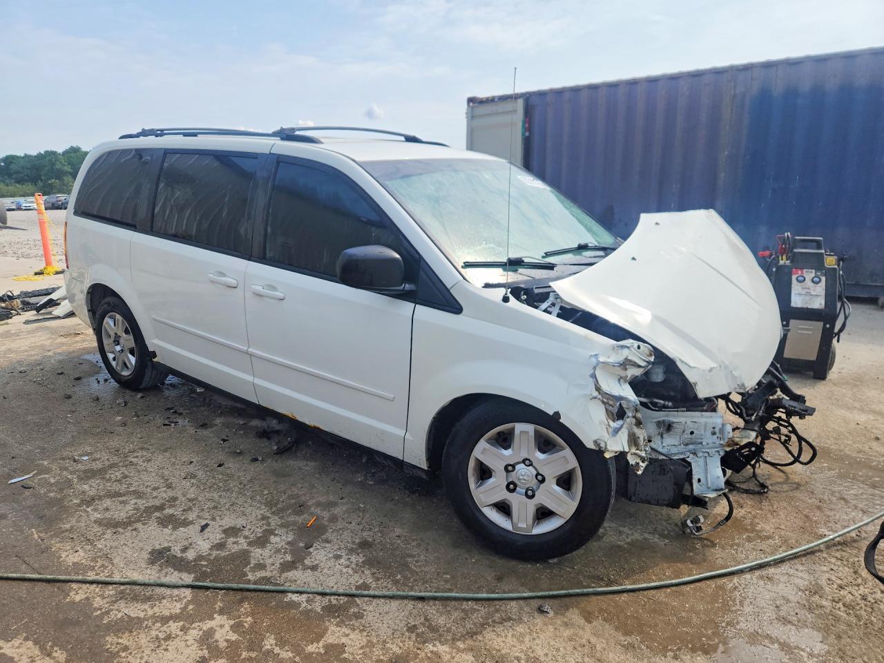 2009 Dodge Grand Caravan Se Белый vin: 2D8HN44E79R623637