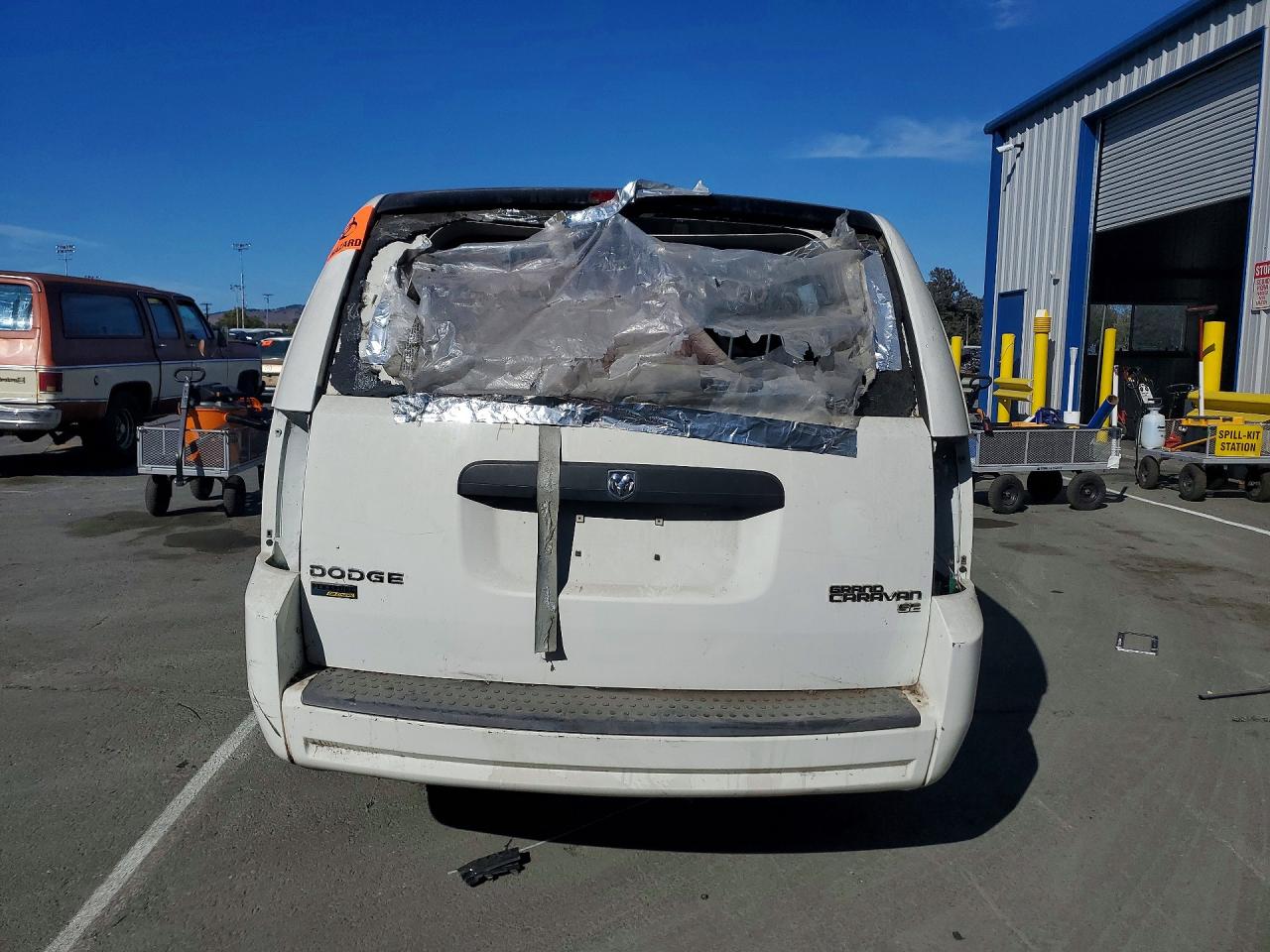 2009 Dodge Grand Caravan Se White vin: 2D8HN44E79R687483