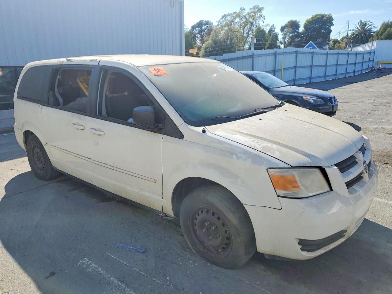 2009 Dodge Grand Caravan Se White vin: 2D8HN44E79R687483