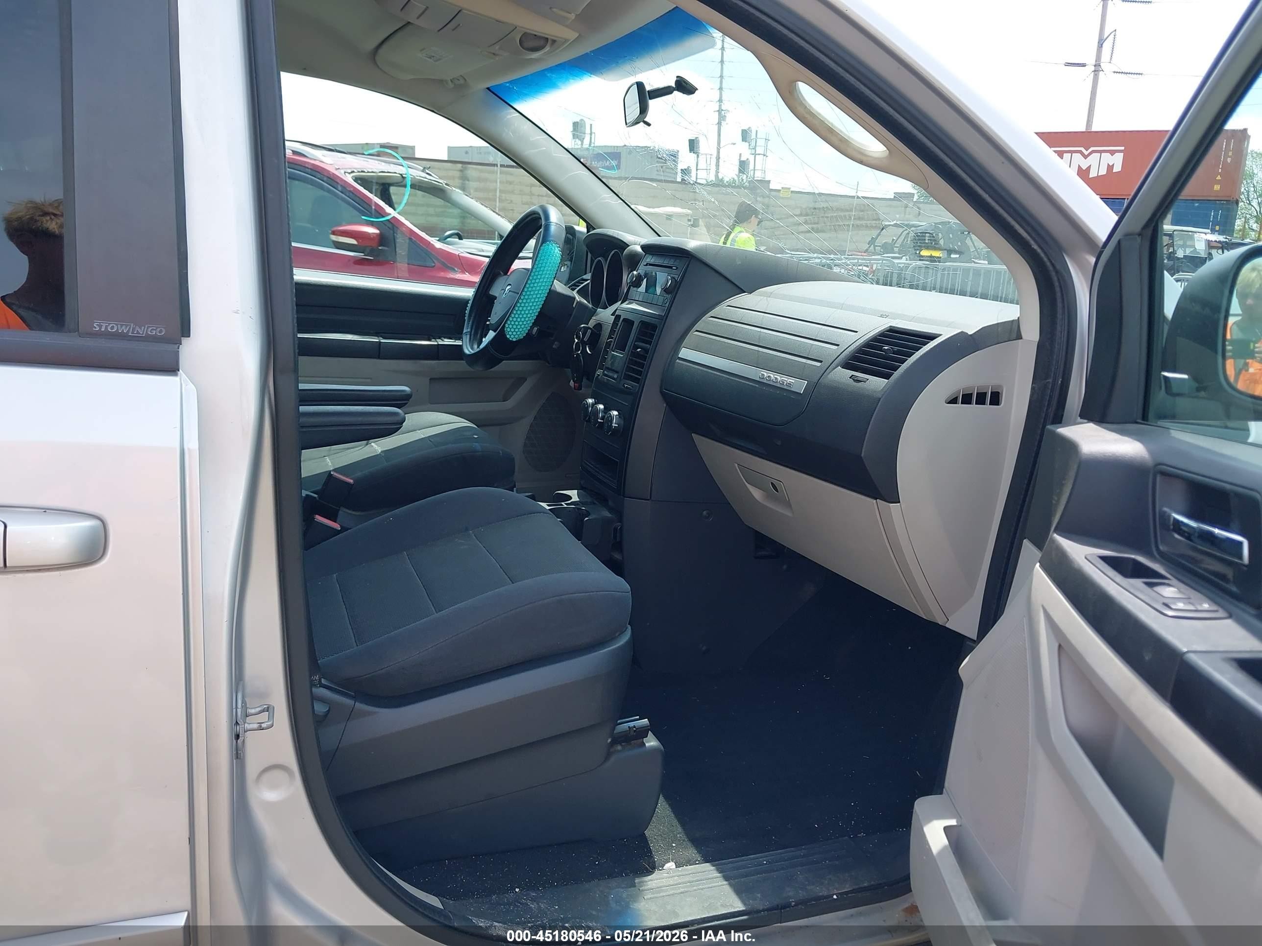 2009 Dodge Grand Caravan Se Silver vin: 2D8HN44E89R620617