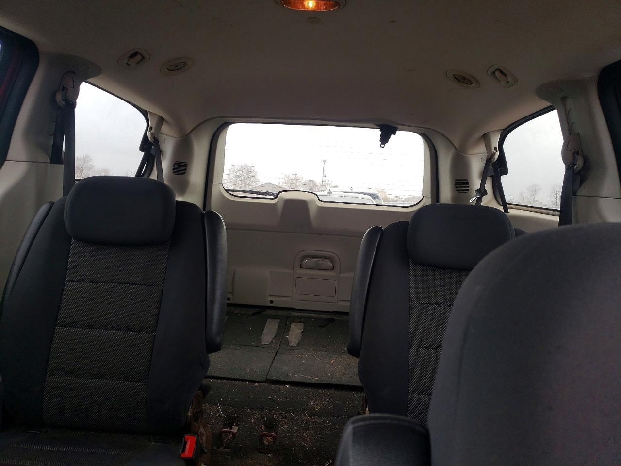 2009 Dodge Grand Caravan Se Red vin: 2D8HN44E89R636896