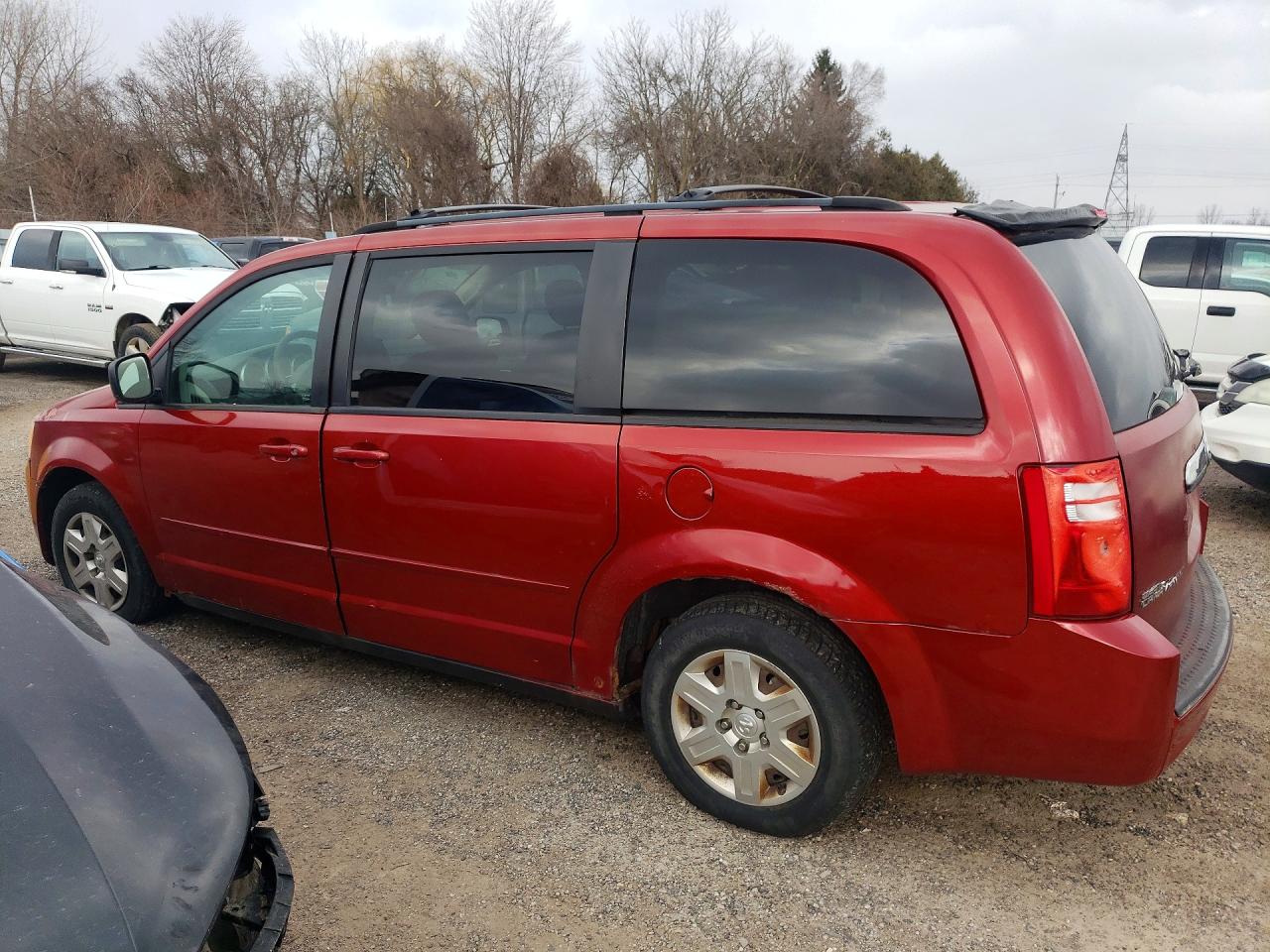 2009 Dodge Grand Caravan Se Red vin: 2D8HN44E89R636896