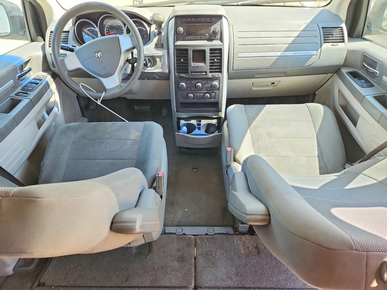 2009 Dodge Grand Caravan Se White vin: 2D8HN44E89R666433