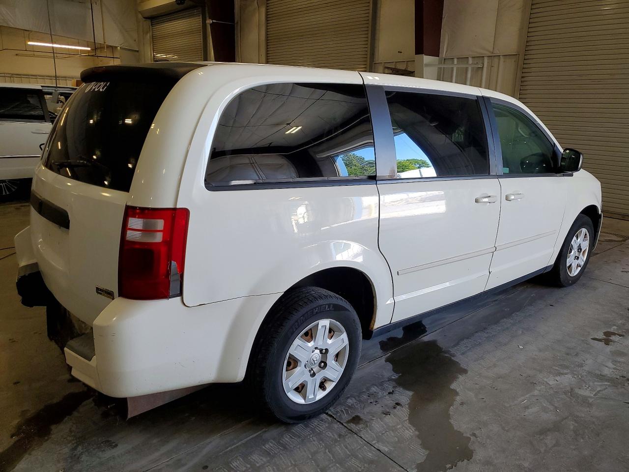 2009 Dodge Grand Caravan Se White vin: 2D8HN44E99R542025