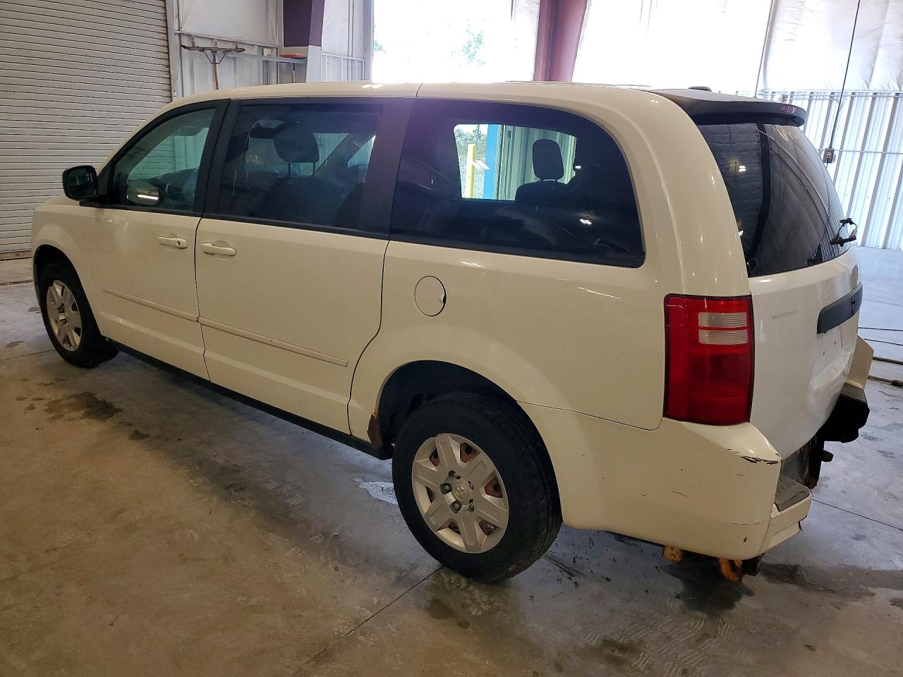 2009 Dodge Grand Caravan Se White vin: 2D8HN44E99R542025
