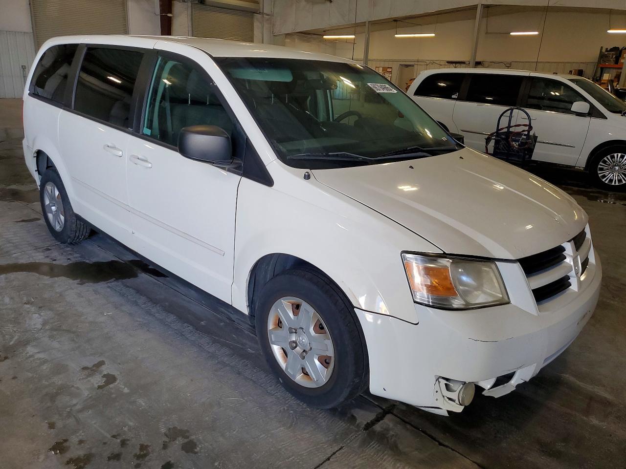 2009 Dodge Grand Caravan Se White vin: 2D8HN44E99R542025