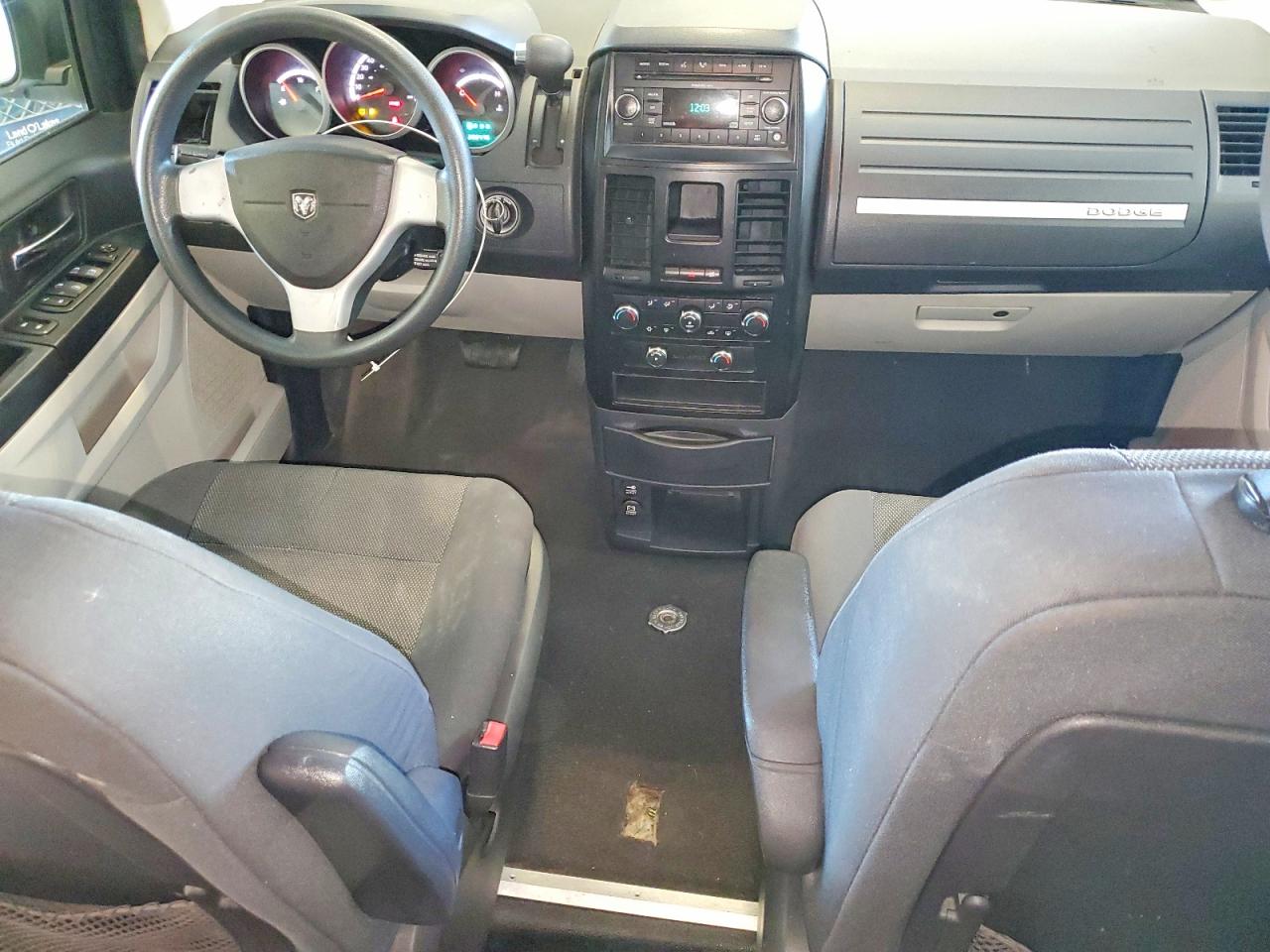 2009 Dodge Grand Caravan Se White vin: 2D8HN44E99R542025