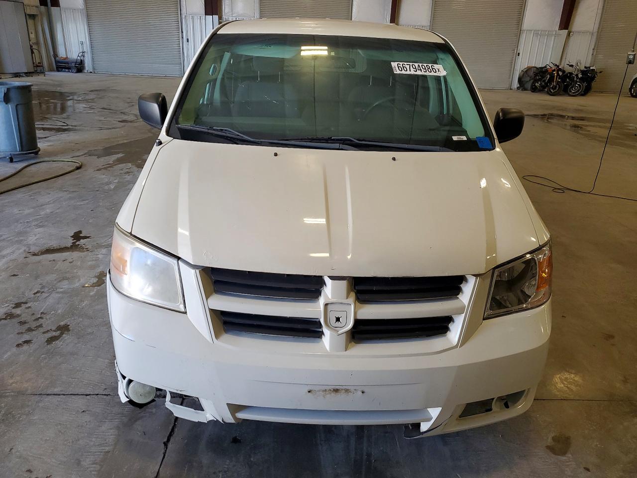 2009 Dodge Grand Caravan Se White vin: 2D8HN44E99R542025